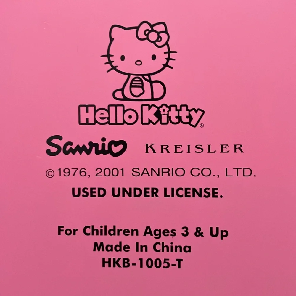 NWOT Y2K Vintage 2001 Hello Kitty Wooden Jewelry / Trinket Box